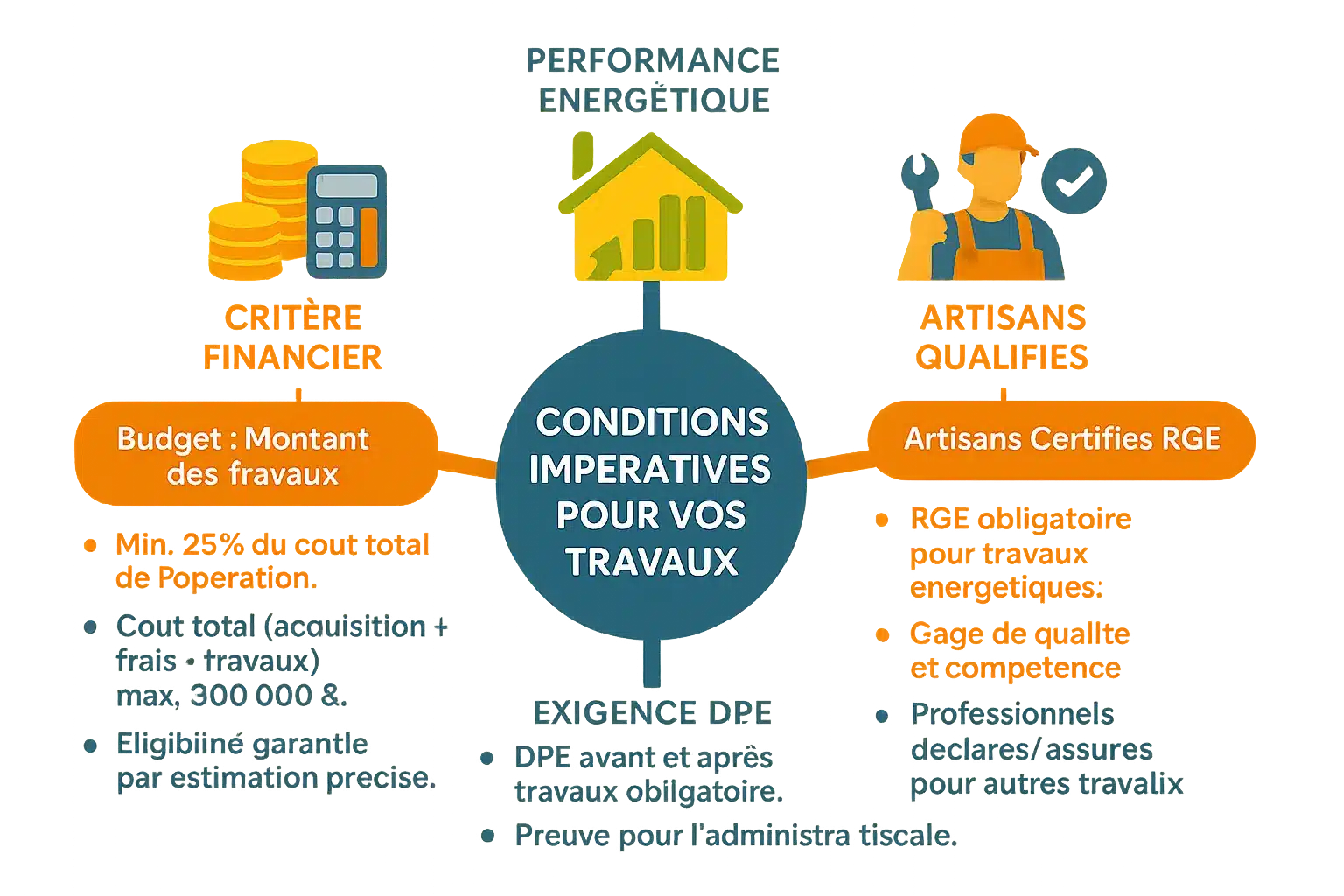 Illustration des travaux éligibles au dispositif Denormandie